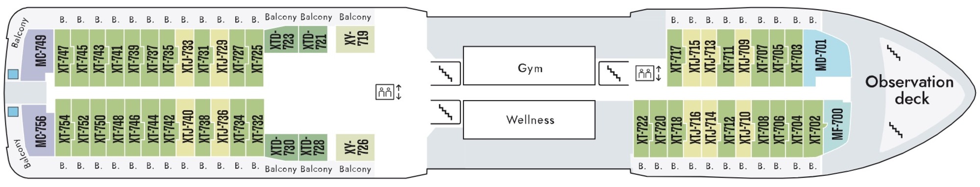 Deck 7 plan